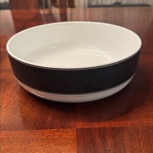Studio Nova Fine China Pyramid Black Japan L9238 Vegetable Bowl Serving Dining